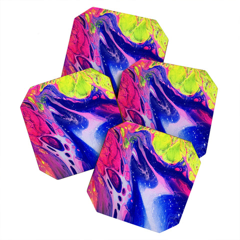 Shannon Clark Neon Rave Coaster Set