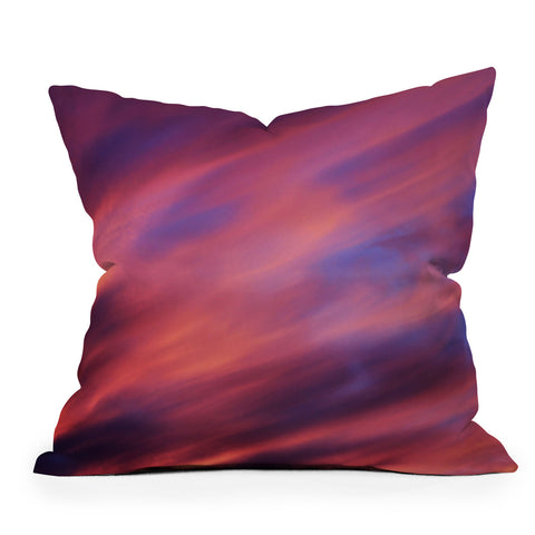 Shannon Clark Painted Sunset Outdoor Throw Pillow