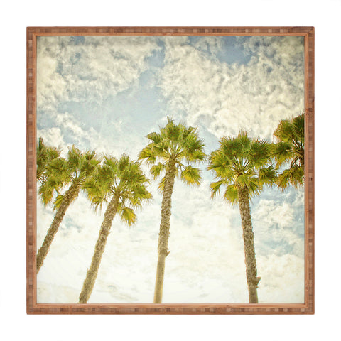 Shannon Clark Palm Trees Square Tray
