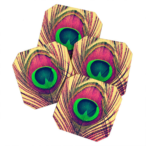 Shannon Clark Peacock 2 Coaster Set