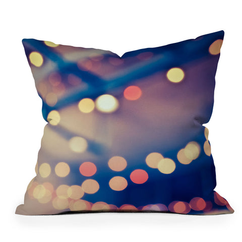 Shannon Clark Pretty Lights Outdoor Throw Pillow