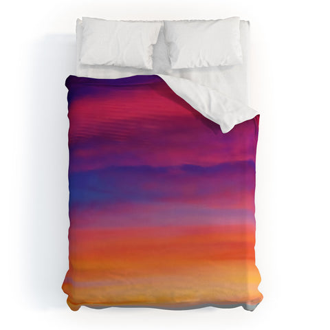 Shannon Clark Saturated Sky Duvet Cover