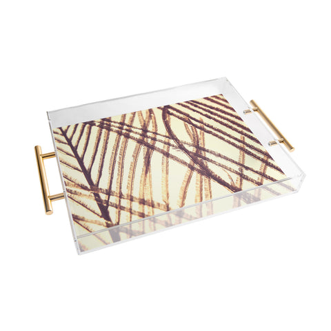 Shannon Clark Sheer Gold Acrylic Tray