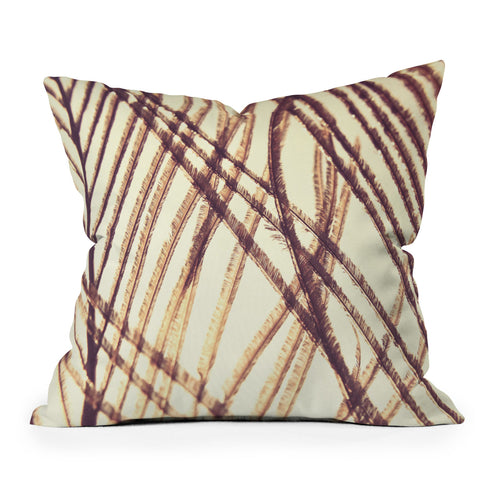Shannon Clark Sheer Gold Outdoor Throw Pillow