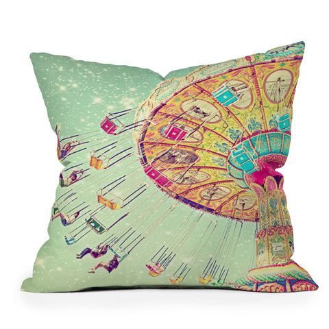 Shannon Clark Swinging Through Stars Outdoor Throw Pillow