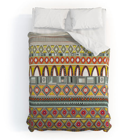 Sharon Turner amber veneto Duvet Cover