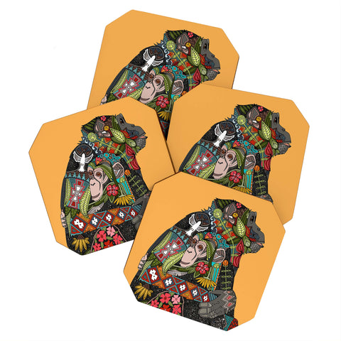 Sharon Turner Chimpanzee Love Coaster Set