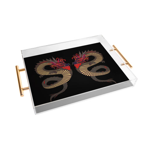 Sharon Turner Dragon Ink Acrylic Tray