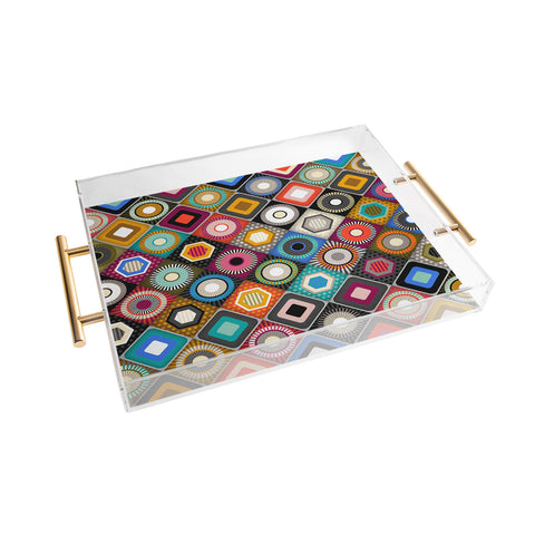Sharon Turner festival diamond Acrylic Tray