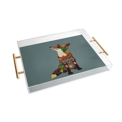 Sharon Turner fox love Acrylic Tray