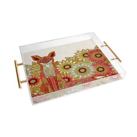 Sharon Turner Garden Fox Acrylic Tray