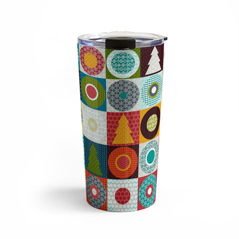 Sharon Turner Geo Christmas Travel Mug