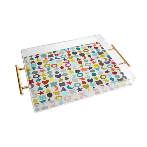 Sharon Turner geo garland Acrylic Tray
