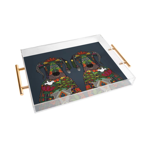 Sharon Turner Great Dane Love Acrylic Tray