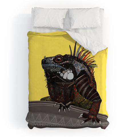 Sharon Turner iguana Duvet Cover