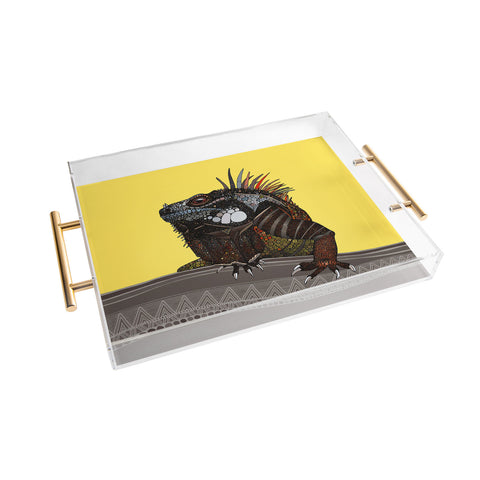 Sharon Turner iguana Acrylic Tray