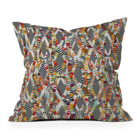 Sharon Turner knot drop Outdoor Throw Pillow