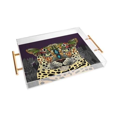 Sharon Turner Leopard Queen Acrylic Tray