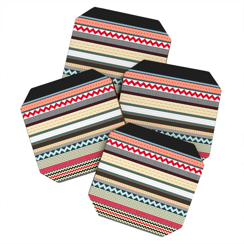 Sharon Turner London Beauty Stripe Coaster Set