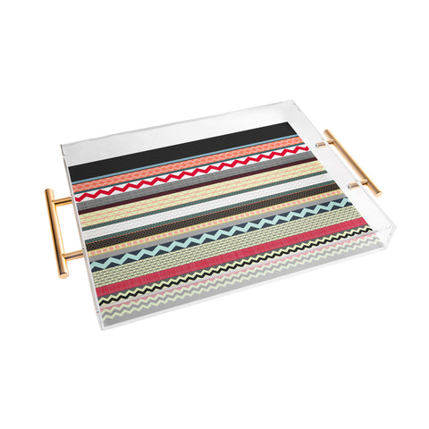 Sharon Turner London Beauty Stripe Acrylic Tray