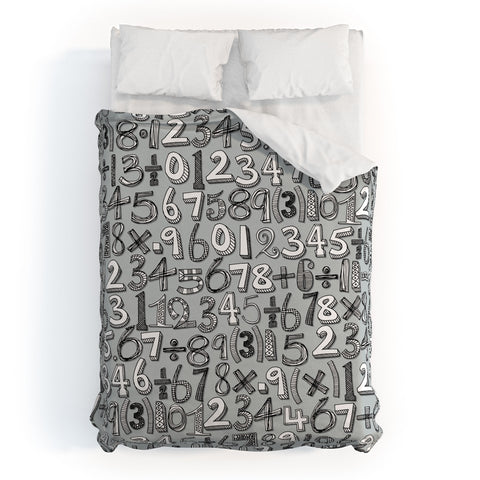 Sharon Turner Math Doodle Duvet Cover