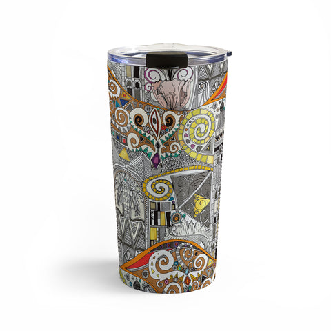 Sharon Turner nouveau elemental red Travel Mug