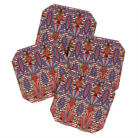 Sharon Turner Patriotic Celebration Coaster Set
