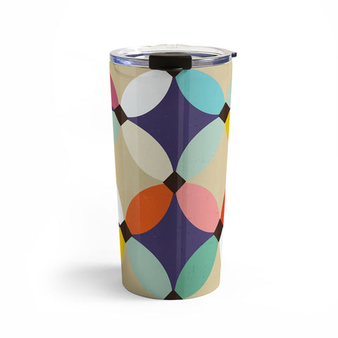 Sharon Turner petals beach Travel Mug