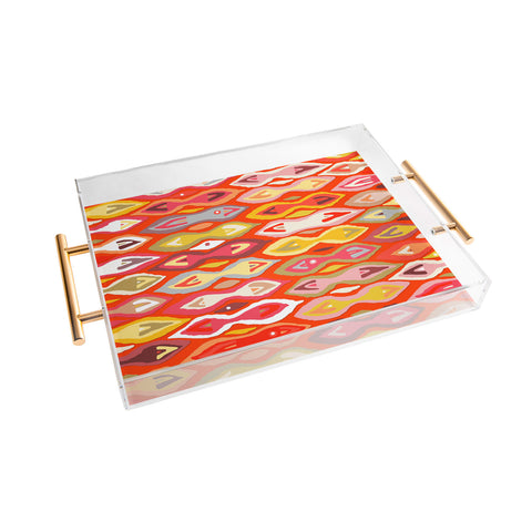 Sharon Turner Raveena ikat Acrylic Tray