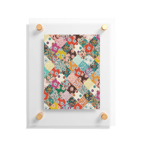 Sharon Turner sarilmak patchwork Floating Acrylic Print