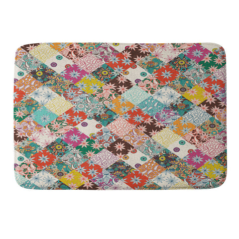 Sharon Turner sarilmak patchwork Memory Foam Bath Mat