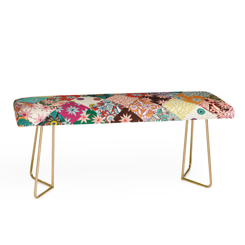 Sharon Turner sarilmak patchwork Bench