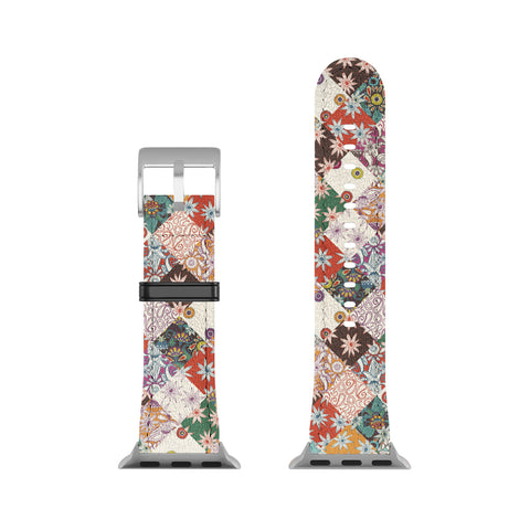 Sharon Turner sarilmak patchwork Apple Watch Band