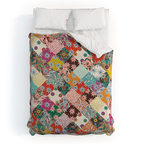 Sharon Turner sarilmak patchwork Duvet Cover