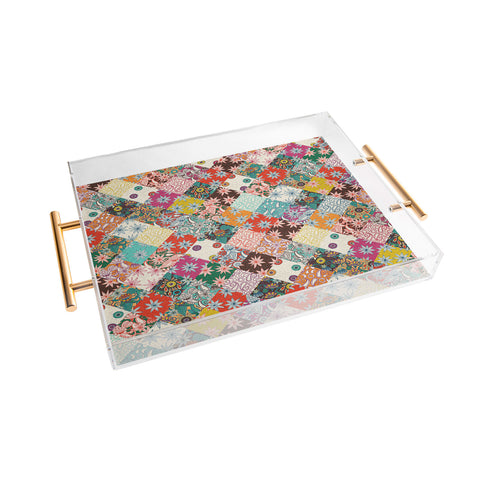 Sharon Turner sarilmak patchwork Acrylic Tray