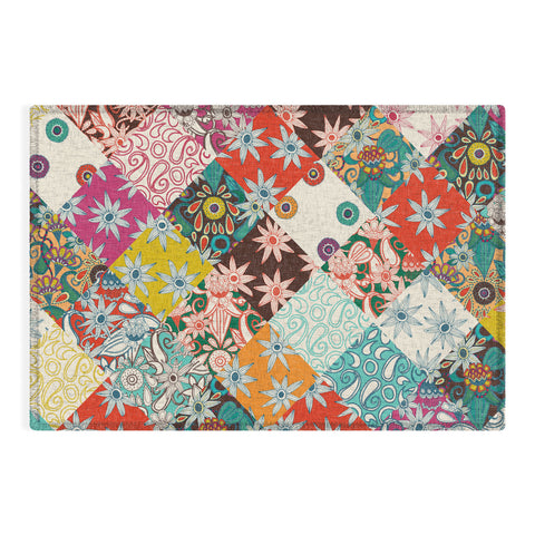 Sharon Turner sarilmak patchwork Outdoor Rug