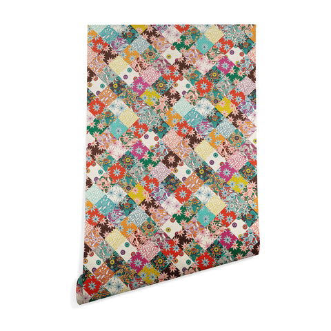 Sharon Turner sarilmak patchwork Wallpaper