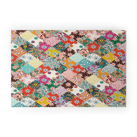Sharon Turner sarilmak patchwork Welcome Mat