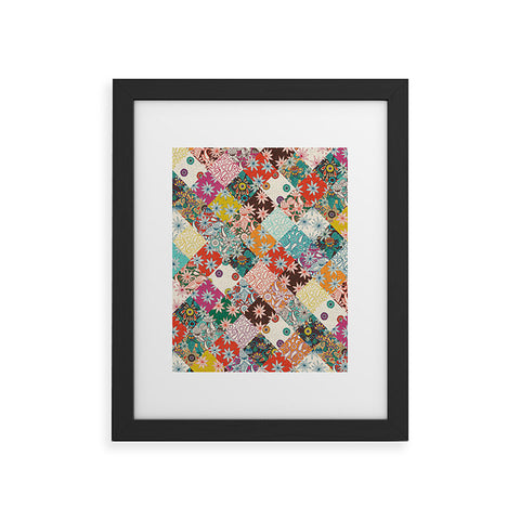 Sharon Turner sarilmak patchwork Framed Art Print