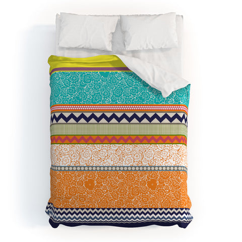 Sharon Turner Seaview Beauty Stripe Duvet Cover