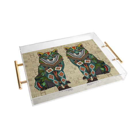 Sharon Turner wolf natural Acrylic Tray