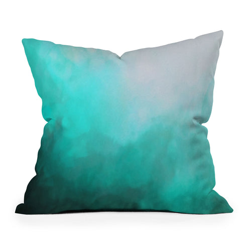 Shaylen Broughton Blue Oblivion Outdoor Throw Pillow