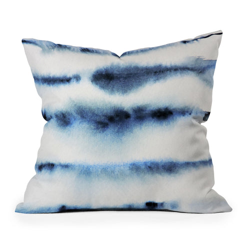 Shaylen Broughton stripe Outdoor Throw Pillow