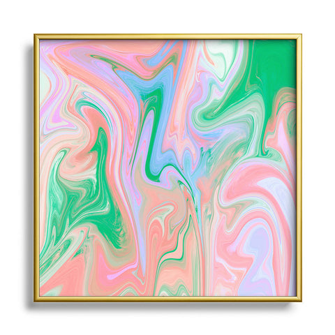 Shaylen Broughton Vibe Square Metal Framed Art Print