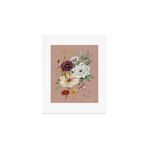 Shealeen Louise Colorful Wildflower Bouquet Art Print