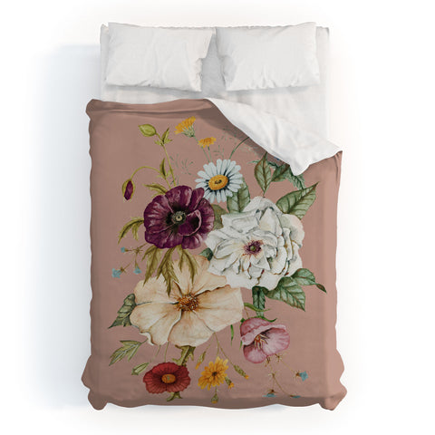 Shealeen Louise Colorful Wildflower Bouquet Duvet Cover