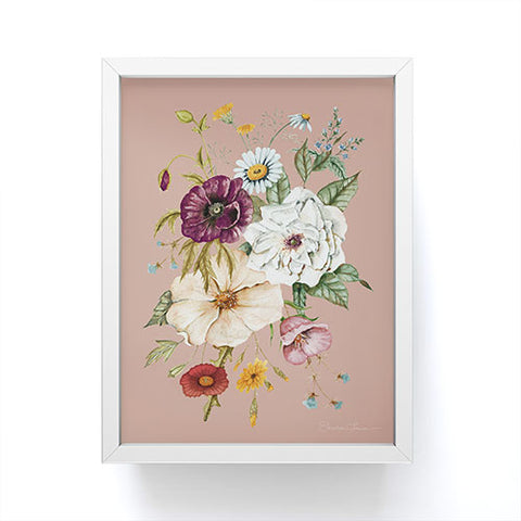 Shealeen Louise Colorful Wildflower Bouquet Framed Mini Art Print