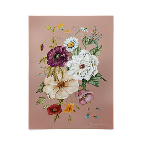Shealeen Louise Colorful Wildflower Bouquet Poster