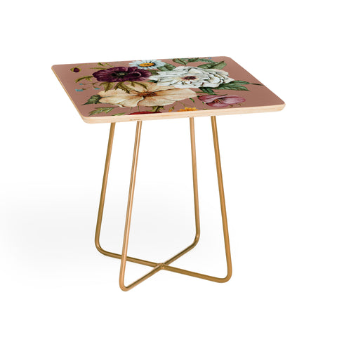 Shealeen Louise Colorful Wildflower Bouquet Side Table