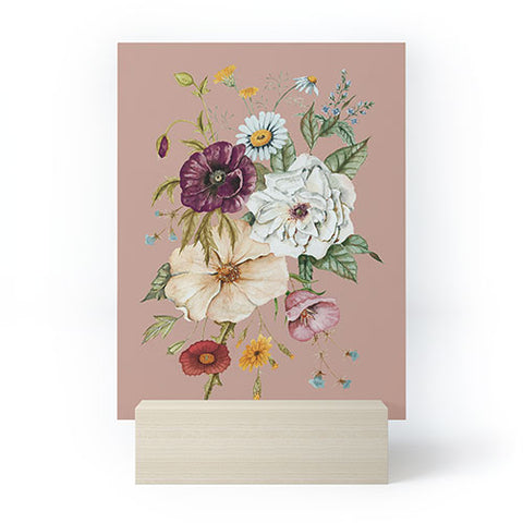 Shealeen Louise Colorful Wildflower Bouquet Mini Art Print